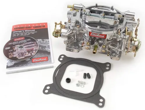 Edelbrock 1405 Performer 600 CFM Square Bore 4-Barrel Air Valve Secundario Manual Choke Nuevo carburador