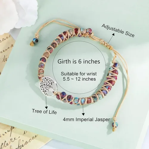 Vista 6 de JoycuFF - Brazalete motivacional para mujer, de acero inoxidable, abierto y grabado