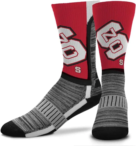 Vista 16 de For Bare Feet NCAA Adult State and University Crew Socks - Polyester blend - Unisex - High-performance socks provide
