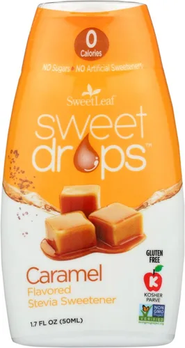 SweetLeaf - Sweet Drops Natural Stevia Edulcorante Caramelo - 1.7 fl. oz.