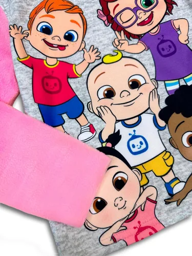 Vista 2 de Komar Kids CoComelon - Conjunto de pijama de 2 piezas para niñas pequeñas