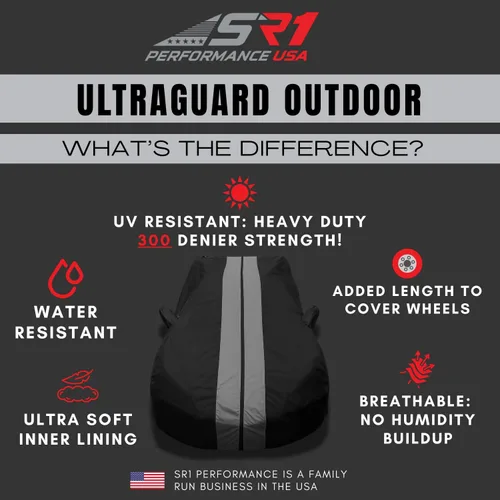 Vista 2 de C4 Corvette - Funda para automóvil, ajuste personalizado, protección para exteriores e interiores, Ultraguard Plus 300 Denier, resistente al agua