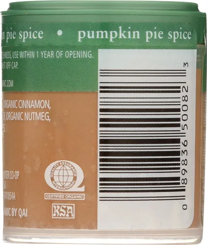 Vista 3 de Simply Organic especie orgánica para mini pastel de calabaza - 0.46 oz