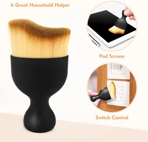 Vista 7 de Cepillo de Limpieza Interior del Coche Plumero Interior del Coche con Cerdas Ultra Suaves Cepillos de Detallado Automático Plumero Accesorios