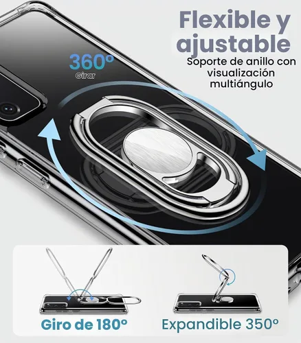 Vista 4 de Shields Up Funda para Samsung Galaxy S20 con soporte, soporte de 2 vías