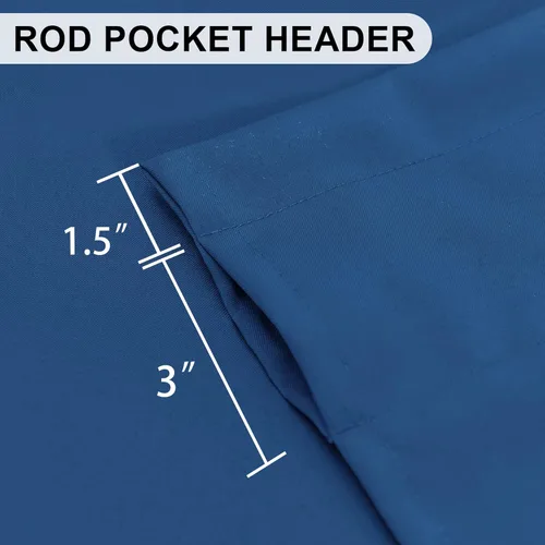 Vista 12 de DWCN Cenefa de cocina para ventanas, cortina de baño/sótano para tratamiento de ventanas, cortinas cortas de 18 pulgadas, 1 panel, 52 x 18 pulgadas