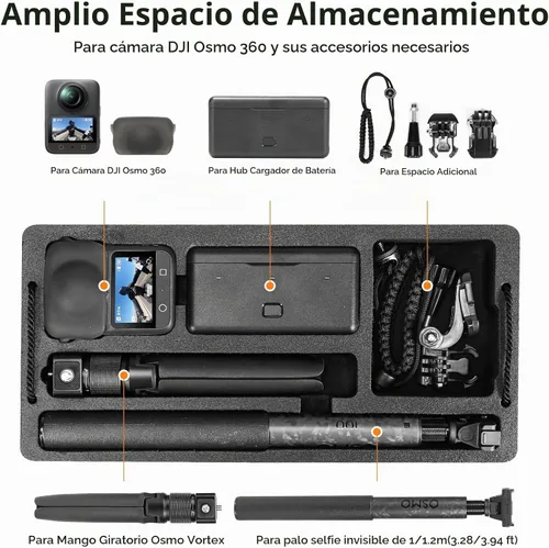 Vista 2 de AMAZEAR Estuche rígido DJI Osmo 360/Osmo 360 II/2