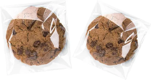 Vista 10 de Bolsas de celofán autosellantes, bolsa para barra de pretzel, bolsas de celofán resellables transparentes de 2 x 10 pulgadas, autoadhesivas, 100