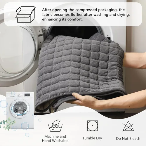 Vista 6 de MEETSKY Funda de sofá para perros, lavable, funda antideslizante para sofá de 2 cojines, funda para sofá modular en forma de L, tapete apto