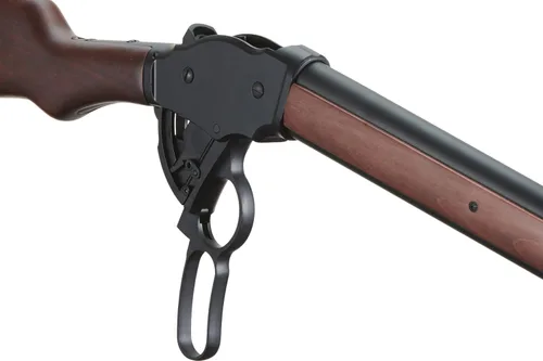 Vista 7 de Golden Ball & Eagle 1887 - Escopeta de metal completa con palanca larga, eyección de carcasa realista, madera real, 300 FPS