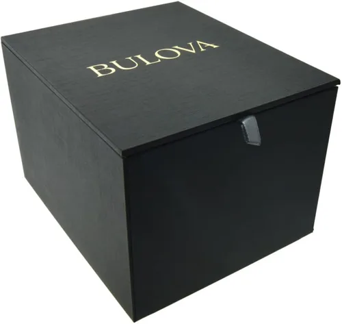 Vista 5 de Bulova Icon - Reloj cronógrafo de cuarzo de alta precisión para hombre, cristal mineral curvado, resistente al agua, barrido continuo de segunda