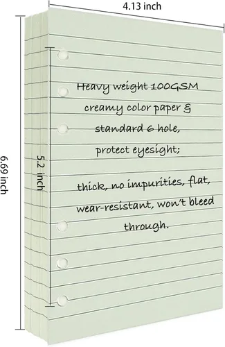 Vista 7 de Insertos de Planificador de Presupuesto A6 con Recambios de Calendario Mensual sin Fecha, Sobres de Dinero en Efectivo para Presupuesto, Insertos