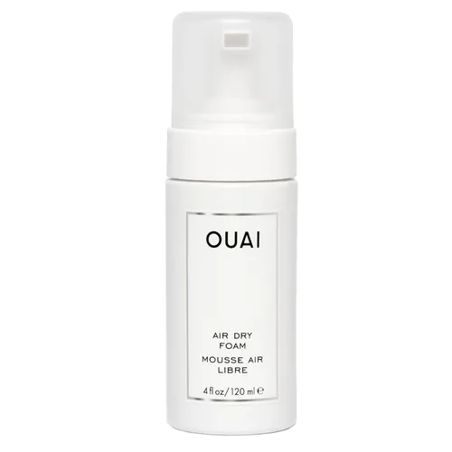 OUAI Air Dry Foam - Mousse para cabello rizado y ondas de playa - Acondicionador y desenredante con extracto de col rizada y zanahoria - Sin