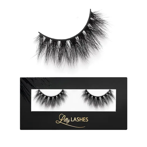 Vista 14 de Lilly Lashes Doha Pestañas de visón 3D, la Lilly Lash original para un aspecto esponjoso y natural, pestañas reutilizables hasta 25 veces, pestañas