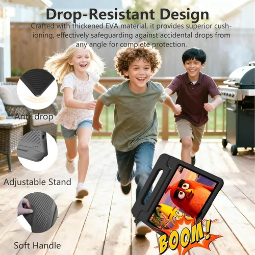 Vista 3 de NRKDUBQ Tablet infantil de 11 pulgadas Android 15 20GB + 128GB Octa-Core 8000mAh tableta Todder con funda a prueba de caídas, control parental, WiFi