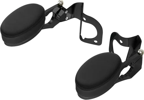 TCT-MOTORPARTS Reposabrazos de pasajero negros ajustables para Harley Road King Street Glide Road Electra Glide CVO Tri Glide Ultra Limited 2014-2023