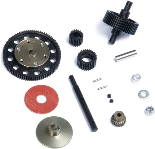 Vista 4 de Juego de engranajes rectos de transmisión de acero resistente para 1/10 Axial SCX10 RC Modelo Crawler Car