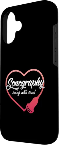 Vista 2 de Sonography Seeing With Sound Ultrasound Echography Medicine Case for iPhone 16