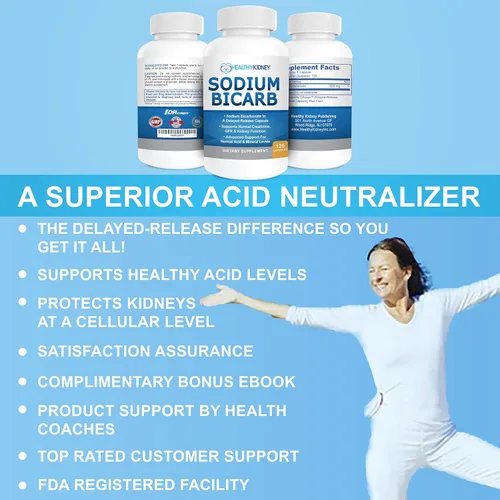 Vista 8 de Tabletas de bicarbonato de sodio de 650 mg, liberación retardada para la función renal normal, tabletas de bicarbonato de sodio, pastillas de sodio