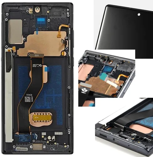 Vista 4 de OLED para Samsung Galaxy Note10 Plus 5G Pantalla LCD táctil Montaje de pantalla táctil Soporte de huellas dactilares y S-Pen Galaxy NOTE10 Plus