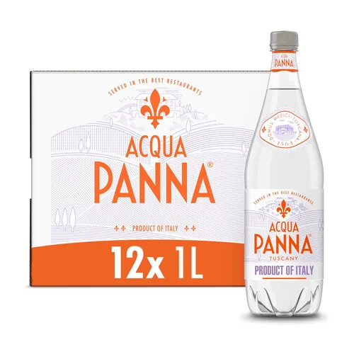 Vista 5 de Acqua Panna Agua natural de manantial, 16.9 onzas líquidas (paquete de 15) botellas de agua de plástico