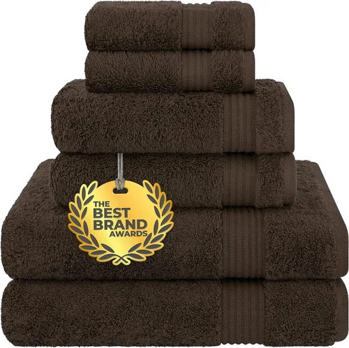 Vista 203 de Cotton Paradise 100% Cotton Turkish Washcloth Set for Bathroom, 4 Piece Soft Absorbent Small Hand Face Towels Wash Rags, Lilac
