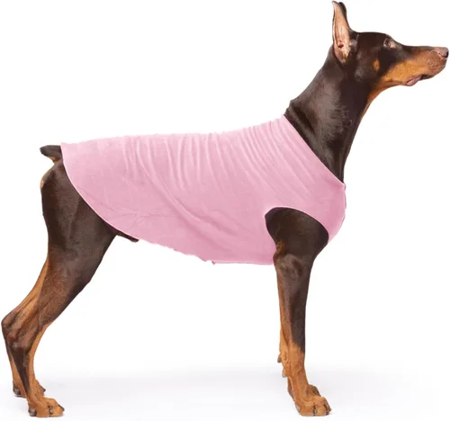 Vista 14 de Goldpaw - Chaqueta elástica de vellón para perros pequeños, suéter súper suave y cálido para perro, chaleco de suéter para mascotas para otoño e