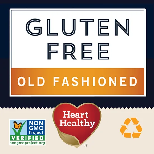 Vista 3 de Quaker - Avena Gluten Free Old Fashioned Rolled (sin gluten), Non GMO Project Verified (verificada como alimento no transgénico), bolsas resellables