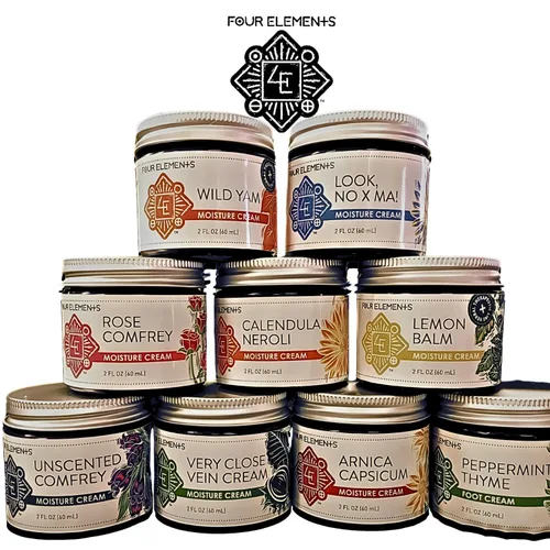 Vista 8 de Four Elements 4E Arnica Capsicum Crema muscular y articular - Hierbas orgánicas - 2 oz