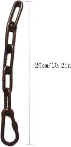 Vista 3 de Kit de accesorios para colgar para silla hamaca, cadena de hierro y ganchos de resorte, perfectos para hamacas, sillas, camas, canastas, muebles