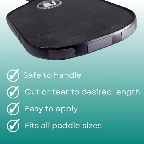 Vista 4 de Pickleball Effect Cinta de tungsteno ponderada para palas de pickleball Alternativa no tóxica y personalizable a la cinta de plomo para palas