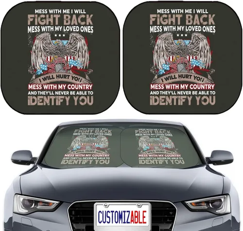 Vista 25 de Maizi - Parasoles de automóvil de 2 piezas de ajuste universal para parabrisas de automóvil. Se adapta a la mayoría de las camionetas, sedanes, van