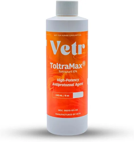 Vista 51 de Toltrazuril 2.5% para caballos, perros, gatos, 4.1 fl oz/4 onzas, para animales de cadena no alimentaria, alfalfa