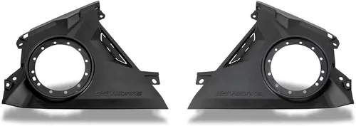 SSV Works Paneles de altavoces delanteros CanAm Maverick R & R Max 2024-2026 - Se adapta a altavoces del mercado de accesorios de 6.5 pulgadas/6.75