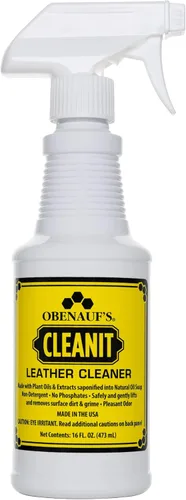Vista 5 de Obenauf's Cleanit Limpiador de cuero – Limpiador de cuero de aceite vegetal natural para botas, muebles e interior del coche – Jabón líquido