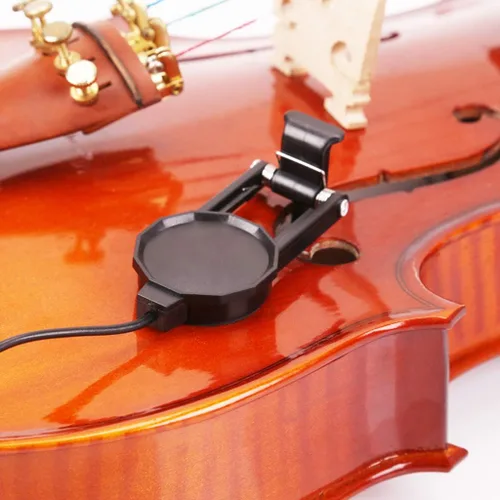 Vista 6 de Alnicov Pastilla de violín WCP-60V Pastilla con clip para violín con conector de 1/4 "2.5M Pastilla de violín profesional