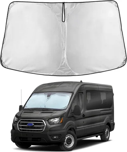 Vista 37 de EcoNour - Parasol plegable para parabrisas de Toyota Tacoma 2016-2025 2026, accesorios para camioneta de 2 puertas y 4 puertas, protector de visera