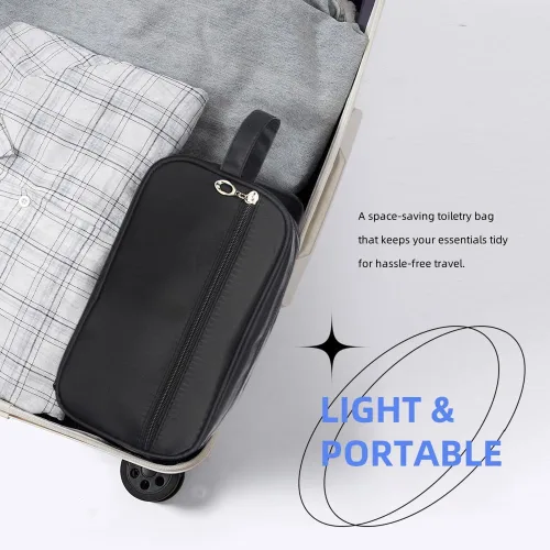 Vista 5 de Tumecos Kit de aseo Dopp Organizador de electrónica de viaje, bolsa de accesorios de afeitado