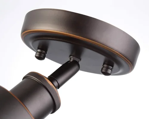 Vista 8 de Lámpara de montaje empotrado de vidrio rústico, mini pantalla de vidrio transparente semirempotrada, lámpara de techo para pasillo, granja, cocina