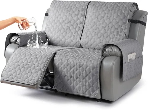 Vista 42 de TAOCOCO Fundas reclinables 100% impermeables, con correas para las piernas, funda de sofá reclinable reversible para silla reclinable, protector