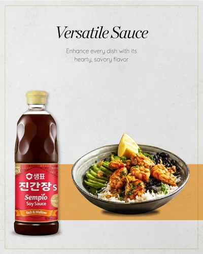 Vista 3 de Sempio Salsa de soja Jin S 29.08 Fl Oz (29.1 fl oz)