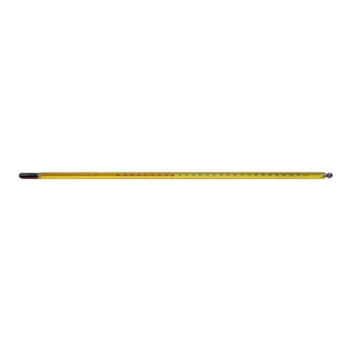 Thermco ACC611SSCFC - Termómetro de cristal con certificado de fábrica trazable NIST, inmersión total, -20 a 110 grados C, división C de 1.0 grados,