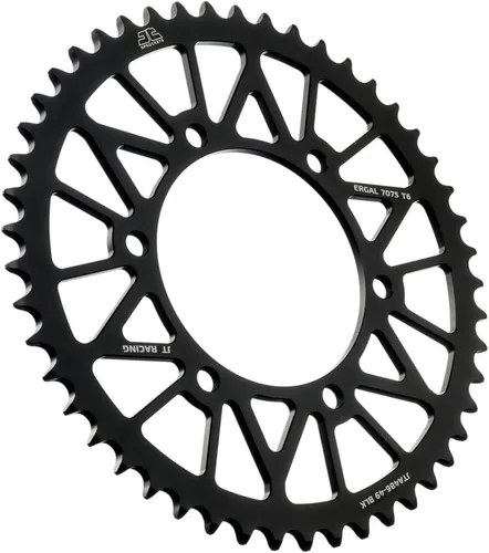 Vista 8 de JT Sprockets JTA486.42BLK - Piñón trasero de aluminio anodizado 7075 T6, color negro