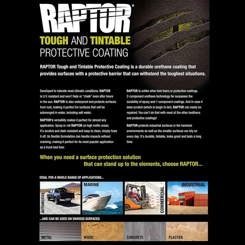 Vista 5 de Custom Shop Revestimiento de uretano en aerosol para cama de camión negro, kit de 1 cuarto de galón con endurecedor