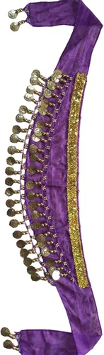 Vista 7 de Lucky staryuan 2Pieces Kid Sequins Belly Dance Hip Scarf Wrap Belt
