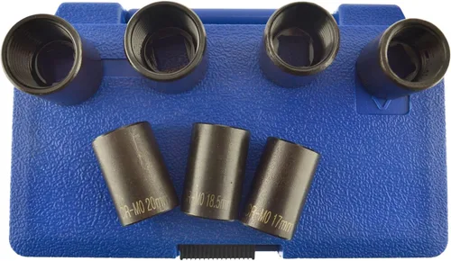 Vista 7 de 7pc 1/2" drive twist socket set/wheel lock nut remover/removal U.S.PRO AT136