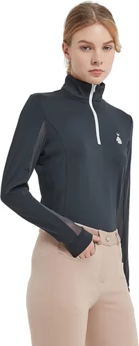 Vista 4 de HR Farm - Camisa de manga larga Ice Feel de secado rápido para mujer