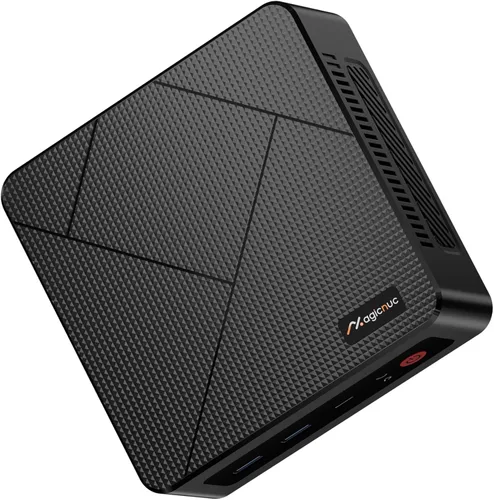 Mini computadora de escritorio AS1 con Ryzen 5 3550H, 16GB DDR4, 512GB M.2 2280 SSD, Wi-Fi 5, BT 5.0, triple pantalla 4K 60Hz Dual LAN Mini PC