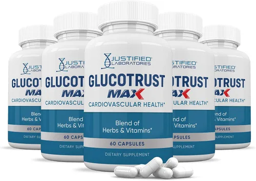 Vista 7 de Justified Laboratories Glucotrust Max 1295MG Formula Suplemento Píldoras 120 Cápsulas (paquete de 2)