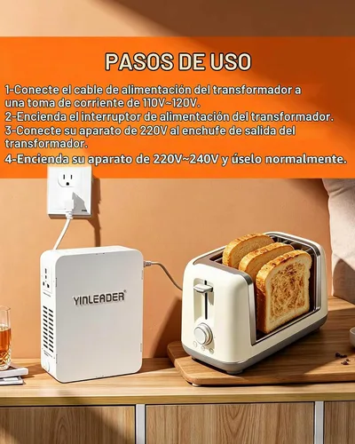 Vista 2 de 1500W 110/120V a 220/240V Convertidor de voltaje Paso Arriba Transformador